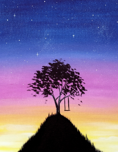 A Top Of The World paint nite project by Yaymaker