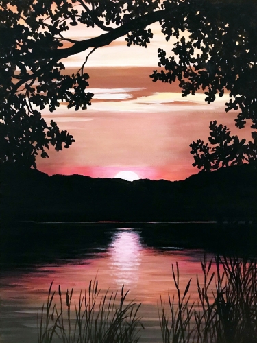 A Riveredge Sunset paint nite project by Yaymaker