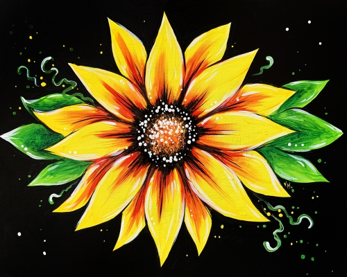 A Yellow Flower paint nite project by Yaymaker