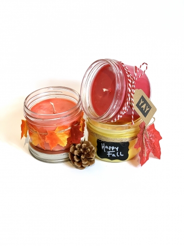 A Fall Candle Trio candle maker project by Yaymaker