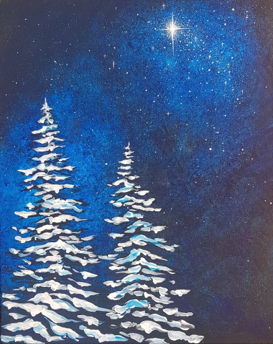 A North Star Pines paint nite project by Yaymaker