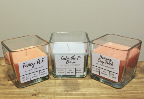 A Sassy Girl Labels candle maker project by Yaymaker