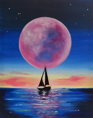 A Setting Sail paint nite project by Yaymaker