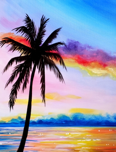 A Florida Dreaming paint nite project by Yaymaker