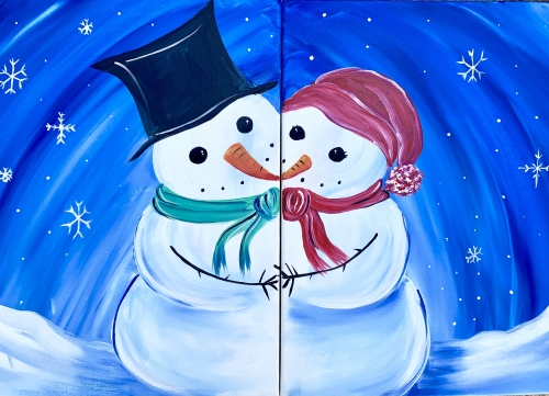 A Snow Where Else Id Rather Be paint nite project by Yaymaker