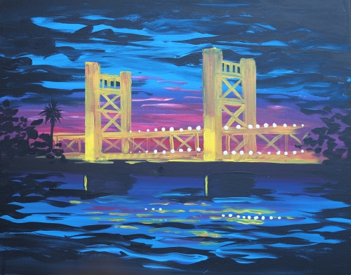 A Sacramento Tower Bridge II paint nite project by Yaymaker