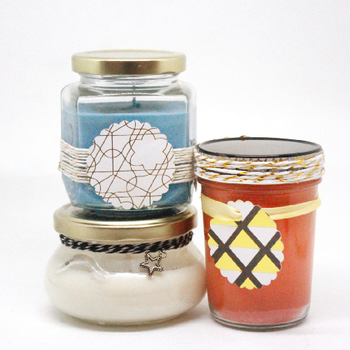 A Mixed Jars Candle Trio candle maker project by Yaymaker