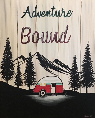 A Adventure Bound paint nite project by Yaymaker