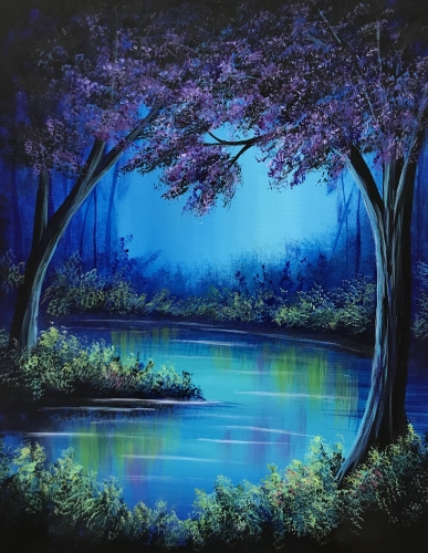 A Dream Forest paint nite project by Yaymaker