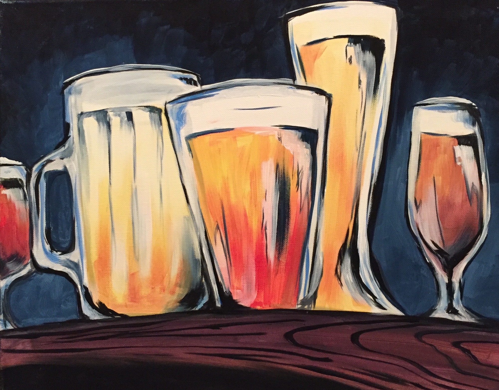 A Heady Hops paint nite project by Yaymaker