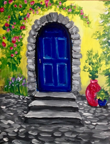 A Italian Villa paint nite project by Yaymaker