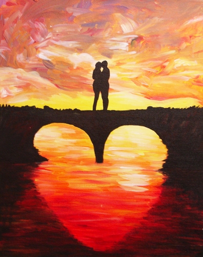 A Bridge of Love II paint nite project by Yaymaker