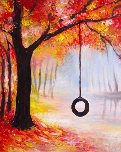 A Fall Swing Time paint nite project by Yaymaker