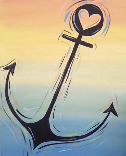 A Love Anchor II paint nite project by Yaymaker