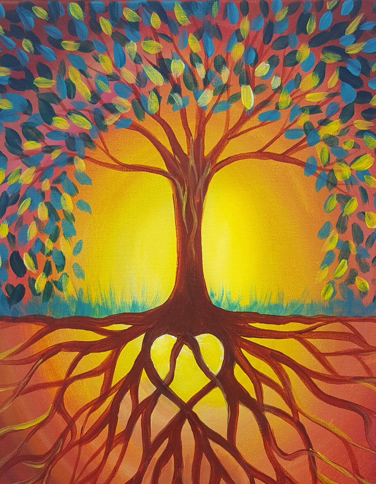 A Rooted in Love paint nite project by Yaymaker