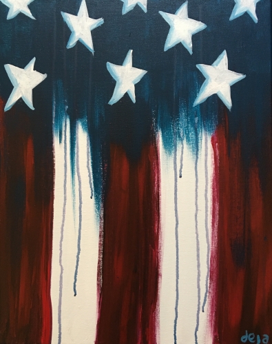 A Star Spangled II paint nite project by Yaymaker