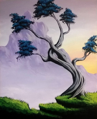 A Twisted Tree II paint nite project by Yaymaker