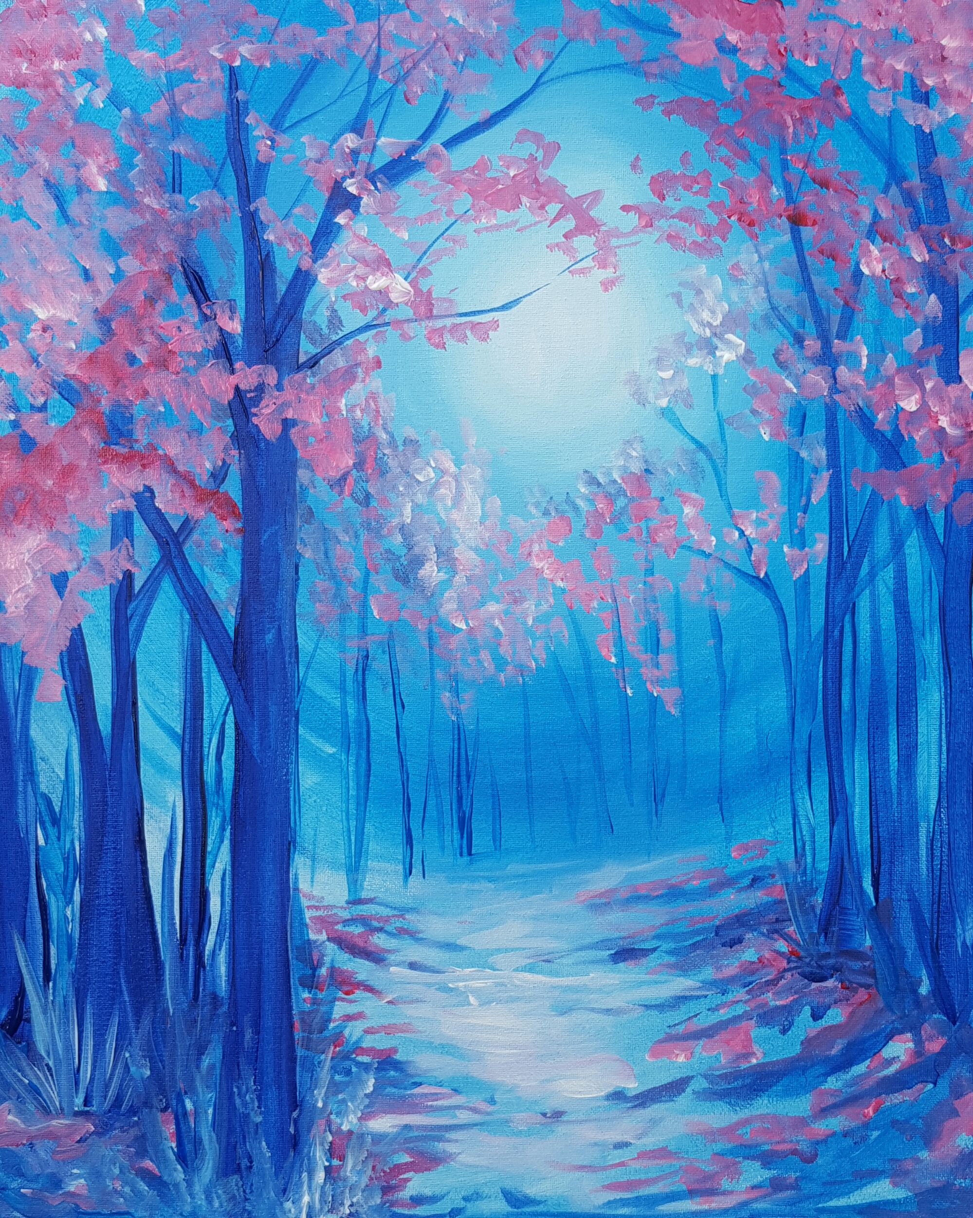 A Blue Path paint nite project by Yaymaker