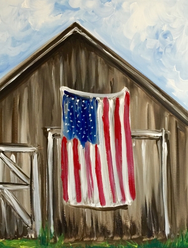 A American Barn paint nite project by Yaymaker