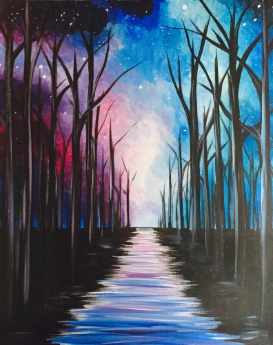 A Pathway To The Galaxy paint nite project by Yaymaker