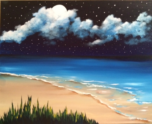 A Cosmic Sea paint nite project by Yaymaker