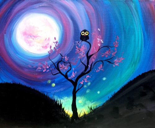 A Where the Wild Things Are paint nite project by Yaymaker