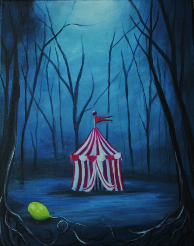 A Dark CircusThe Tent paint nite project by Yaymaker