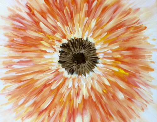 A Sunflower Pop paint nite project by Yaymaker