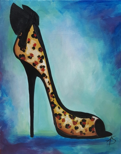 A Cougar Shoes paint nite project by Yaymaker