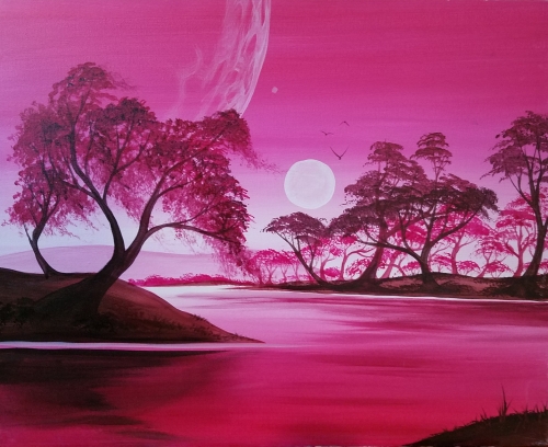 A Crimson Oasis paint nite project by Yaymaker