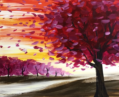 A Sunset Drift paint nite project by Yaymaker