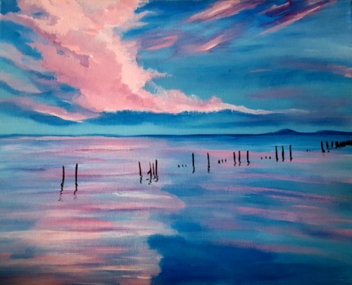 A Cotton Candy Sunset II paint nite project by Yaymaker