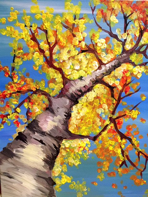 A Fall Dreaming paint nite project by Yaymaker