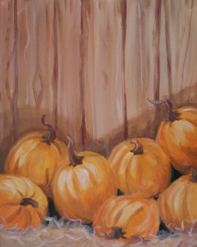 A Pumpkin Harvest II paint nite project by Yaymaker