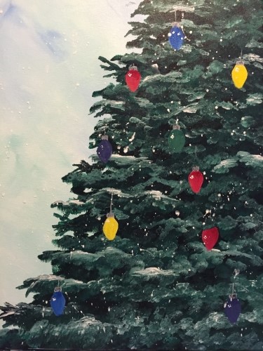 A Trim the Tree paint nite project by Yaymaker