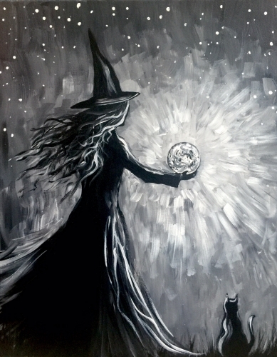A Witchs Moonspell paint nite project by Yaymaker