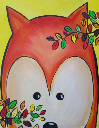 A Shy Fox paint nite project by Yaymaker