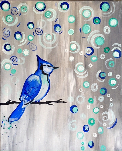 A Baby Its Cold Outside paint nite project by Yaymaker