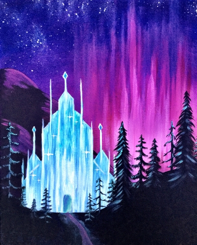 A Frosted Lights paint nite project by Yaymaker