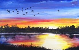 A End of summer paint nite project by Yaymaker