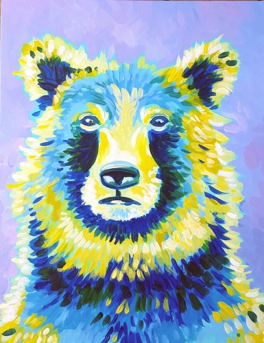 A Bear Attitude paint nite project by Yaymaker