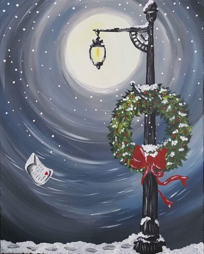 A Lost Christmas Love paint nite project by Yaymaker