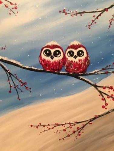 A Frosty Hooters paint nite project by Yaymaker