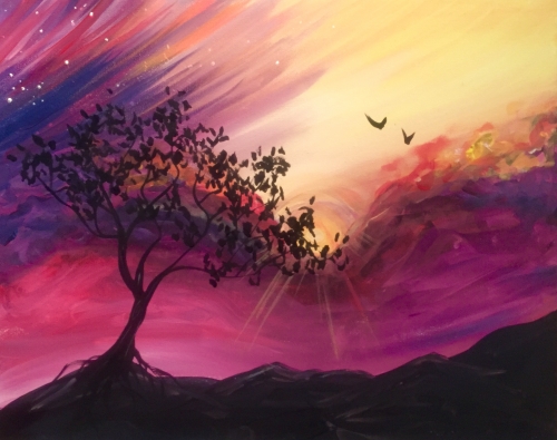 A Day Dreamer paint nite project by Yaymaker