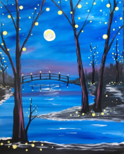 A Fairy Lites paint nite project by Yaymaker