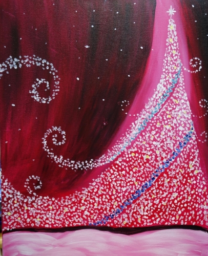 A Christmas Elegance paint nite project by Yaymaker