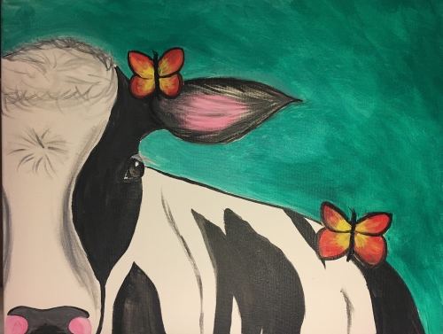 A Moooriah the Cow paint nite project by Yaymaker