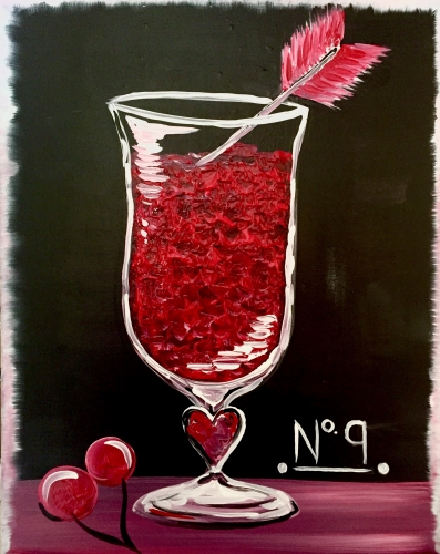 A Valentine No 9 paint nite project by Yaymaker