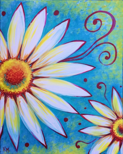 A Flowerful paint nite project by Yaymaker