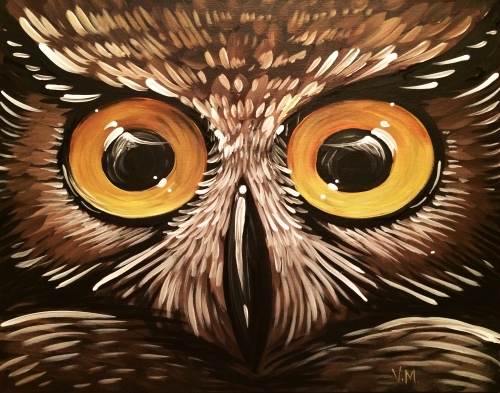 A Ow Ow Owl paint nite project by Yaymaker